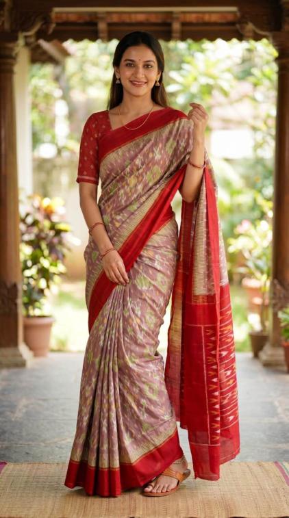 Sckr Ikkat C Traditional sarees in Kolkata